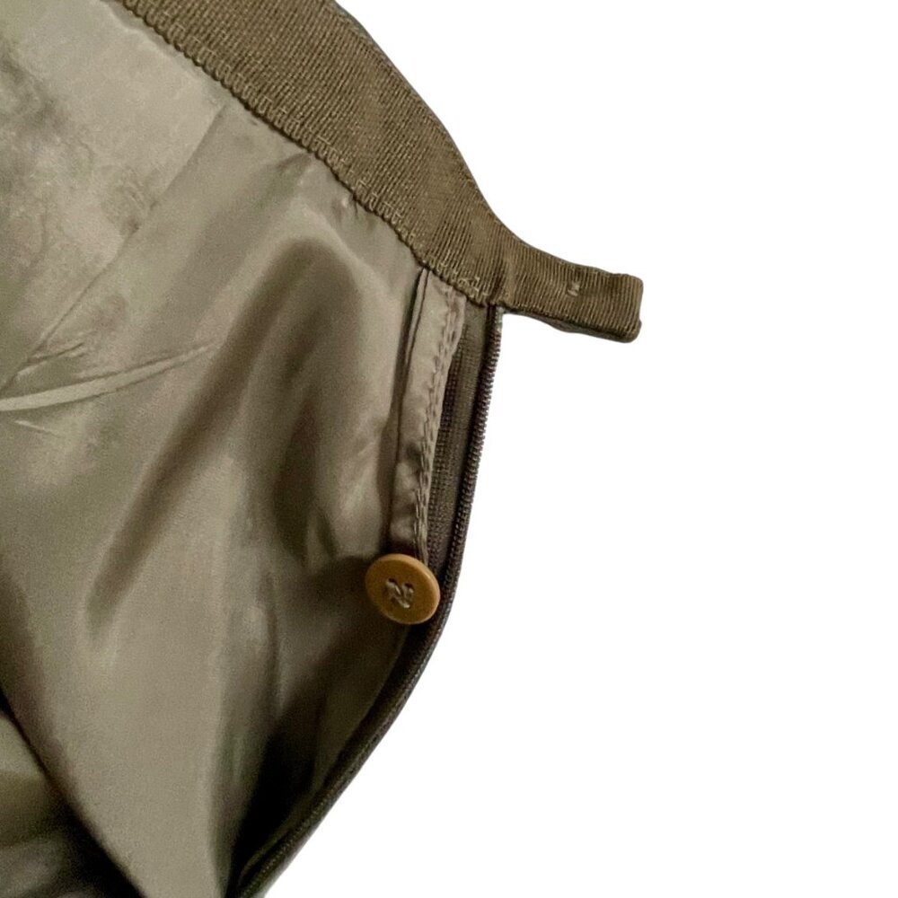 Vintage Giorgio Armani 100% Wool Gray Maxi Wrap Skirt Lined Italian EU 42 / US 6 - Picture 10 of 16